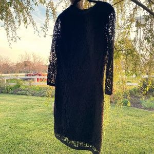JOSEPH black lace dress